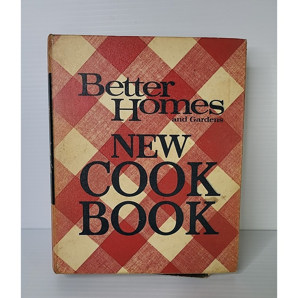1968 Meredith Press Better‎ Homes & Gardens New Cook Book Hard Cover Binder